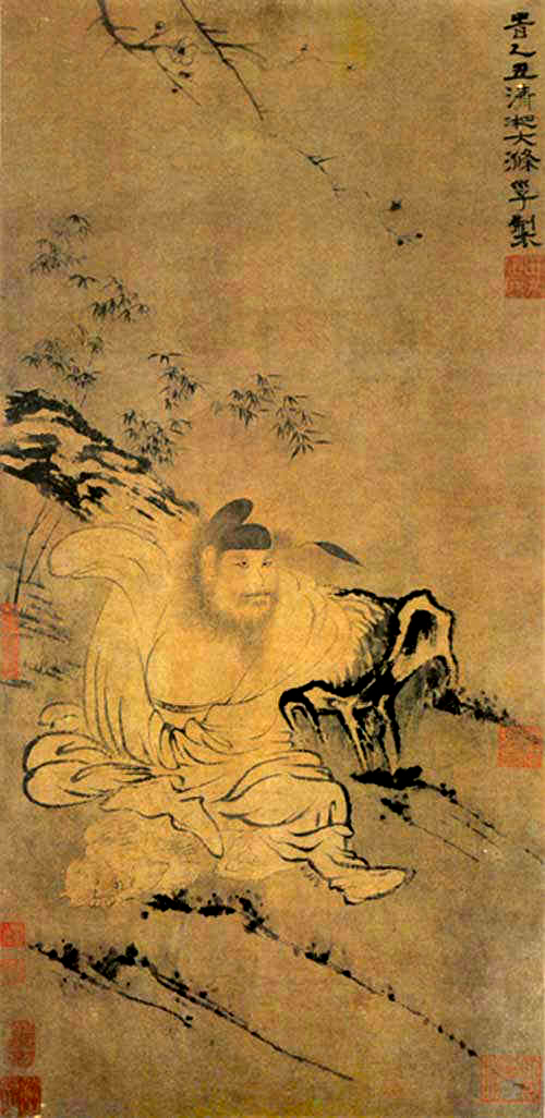 Sroll of Portrait by Shi Tao