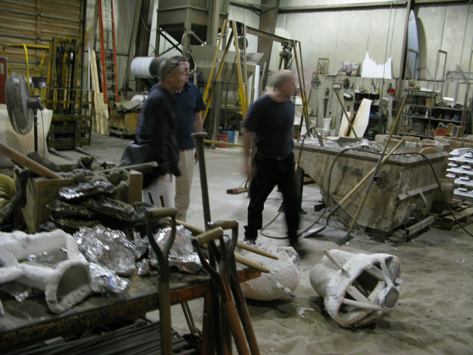 In the foundry